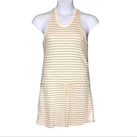 Anthropologie Sundays Striped French Terry Mini Tank Dress NWT size XS - Picture 2 of 9